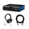 PreSonus Studio 24c USB-C Audio Interface with Headphones and 20' XLR Cable