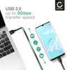 CELLONIC® USB Tablet Charger Replacement for Google Pixel C 2m Fast Charging 3A USB C Type C Data Cable Adapter - Black