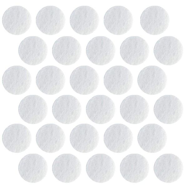 100 Pcs Microdermabrasion Cotton Filters Replacement 10 mm Dia Microdermabrasion Filters Facial Vacuum Filters Accesories Sponge Filter for Comedo Suction Microdermabrasion, White