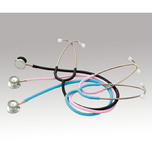 Great value 2-pack set Kenz Medico Pediatric stethoscope [lightweight aluminum type] No. 151 Pink 1 piece 0151B058