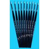 Major Brushes Sable Substitute Size 0 Paint Brushes - Pack of 10