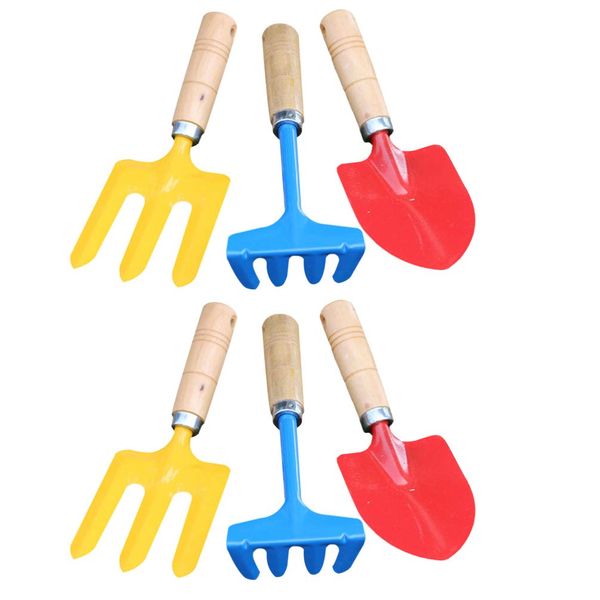 Tomaibaby 2 Sets of Childrens Gardening Set Beach Toys Soil Garden Tools Set Plaything for Children