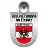 Insert Sign Windscreen with Suction Cup – Security Services in use – Including The Regions Crest – Your Choice 309351