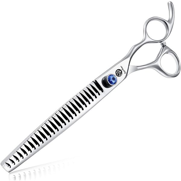 8.0 inch Professional Pet Grooming Scissors Dog Chunker Shears Silver