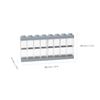 Room Copenhagen Lego Minifigure Display Case 16-Grey, Large