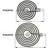 4PCS 6" WB30M1 8" WB30M2 Replacement Range Stove Top Surface Burner Elements