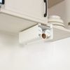 Tissue Case, Paper Holder, Rectangular, Wall Hanging, Can Be Cut with One Hand, Kitchen, Bath, Washstand, Storage (White)