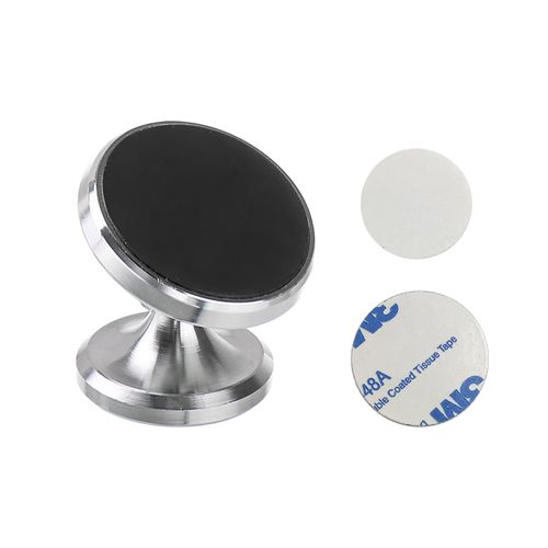 Augeny Car Magnetic Phone Holder, 360 Degree Adjustable Strong Magnet Cell Phone Holder Mount for Auto Dashboard, Universal Vehicle Cellphone Accessories Fit for All Smartphones (Silver)