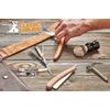 Classic Samurai CS-102 Stainless Steel Professional Barber Straight Edge Razor with 100 Lord Single Edge Razor Blades (Silver Metal)