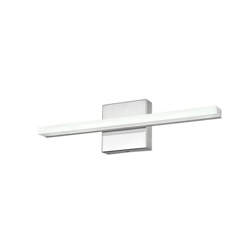 kinyota Modern LED Vanity Lights for Bathroom 1 Pack 16IN 9W Daylight White Chrome Dimmable Bathroom Light Fixtures Bathroom Lights Over Mirror Vanity Lighting Fixtures Bathroom Vanity Light