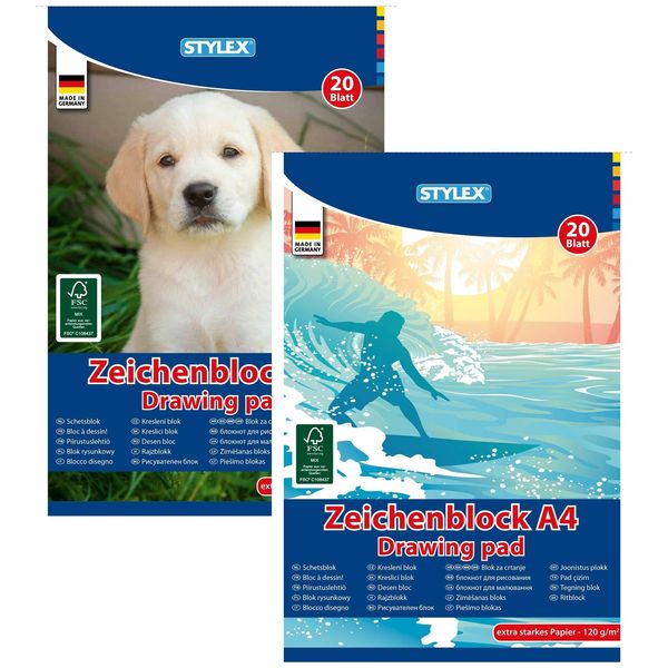 J TOP ZEICHENBLOCK A4 20 BLATT 41302