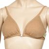 Organic cotton [Tetoberry] soft front hook bra, gray