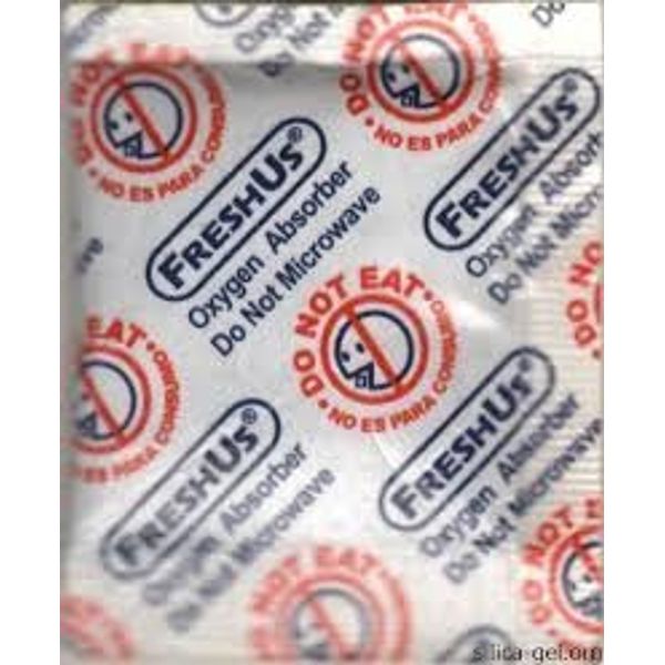 500cc Oxygen Absorbers - Packs of (10) Scavengers (5) (50 Total Absorbers)