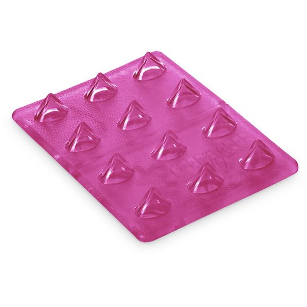 Crab Grab Mini Shark Teeth Stomp Pad Clear Pink