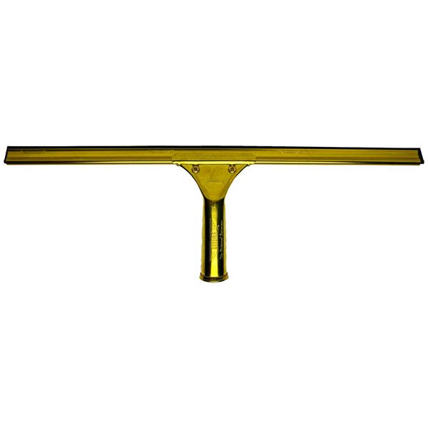 Ettore 10018 Solid Brass Window Squeegee, 18-Inch , Yellow