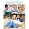 HAPJOYS Reading Glasses for Women Men Stylish Readers +1.75 Lightweight Reader Glasses for Reading 3 Pack Black/Tortoise/Clear Frame