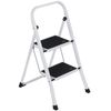2 Step Ladder Folding Step Stool w/ Handgrip & Wide Pedal Lightweight Indoor
