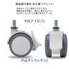 Hesper Quiet Caster with Stopper (Screw Type M8 x 15 mm)