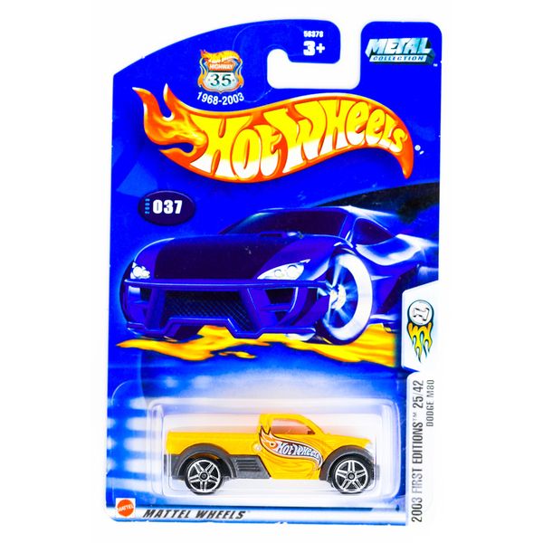 Mattel Hot Wheels 2003-037 First Editions ORANGE Dodge M80 1:64 Scale