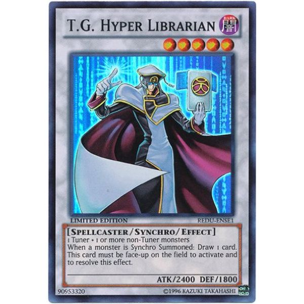 Yugioh TG Hyper Librarian REDU-ENSE1 Super Rare [Toy]