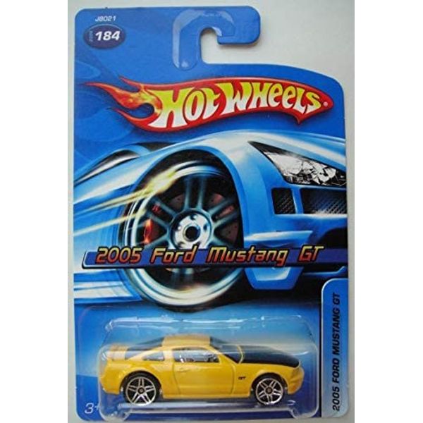 Hot Wheels 2005 Ford Mustang GT, Yellow #184