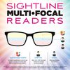 Sightline Multifocus Reading Glasses 6000 Gunmetal 2.50 Magnification