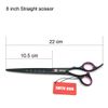 Smithking 8.0 inches Professional Dog Grooming Scissors Set Straight Scissors