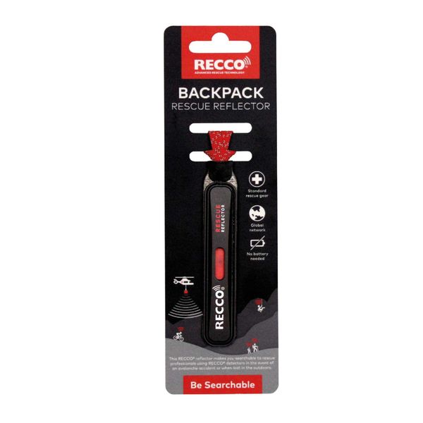 RECCO Backpack Rescue Reflector (Black)