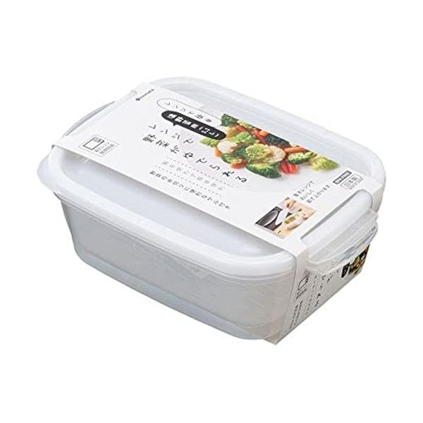 Inomata Chemical Co., Ltd. Microwave Cooker for Hot Vegetables, Clear White, Capacity 3.3 gal (1.1 L)