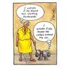 Humorous Greeting Card (PLK8795) - Blank/Birthday - Walking Backwards