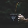 Gentlemen's Hardware Adventure Enamel Camping Coffee Mug, Black
