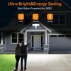 Versatile 5200LM Motion Detector Flood Light - 3 Adjustable Heads Included