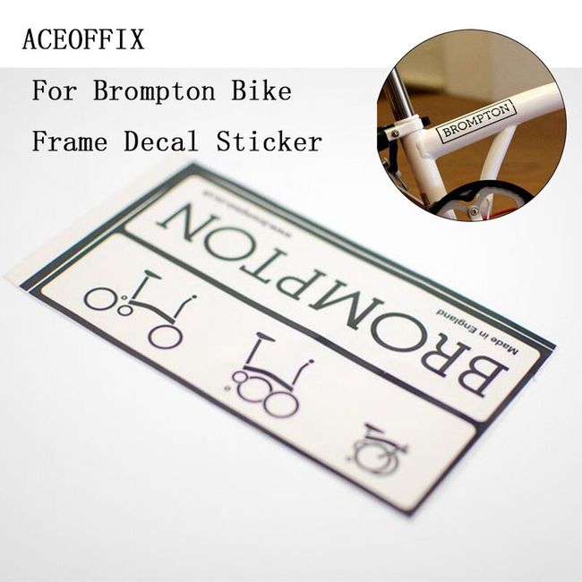 brompton logo sticker