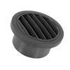 Motoforti Universal Warm Air Vent Outlet, Plastic, Black, 1 Pcs