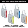 Master Lock 653D Locker Lock Set Your Own Combination Padlock, Gold, 1 Pack