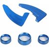 Air Vent Switch Knob Cover & Shift Paddle Extended Trim for Dodge Challenger 15+
