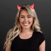 FlashingBlinkyLights Red Light Up Devil Horns LED Headband