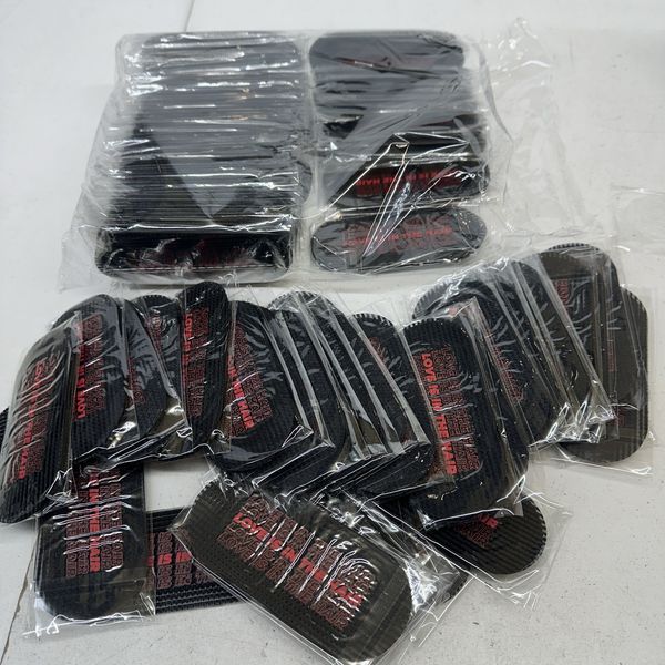 100 Pack Bulk Hair Gripper Pads,  Styling Holders For Makeup & Barber Use,