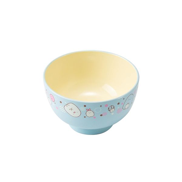 Asahi Koyo SG21-02 Sumikko Gurashi Bowl Soup Bowl Dot Microwave Safe Dishwasher Safe Light Blue Diameter 4.1 x Height 2.6 inches (10.5 cm) x Height 2.6 inches (6.5 cm)