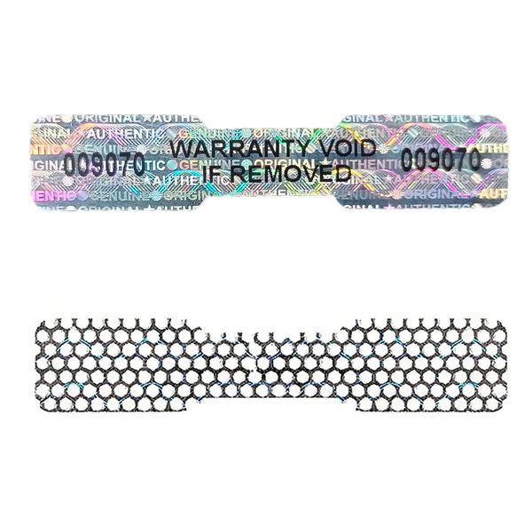 Bone Shape Security Seal Remains Serial Number Label Tape (120 Sheets) (Beehive)