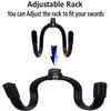 Pmsanzay Universal Adjustable Sword, Wall Hook Display Hanger Wall Mount Display Stand Collection Rack for Sword,Dagger,Axe,Keyblade, etc —2 Pack— No Sword — Vertical/Horizontal Display