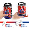WORKPRO 100-Pack SK5 Utility Knife Blades Utility Blades Replacement w/Dispenser