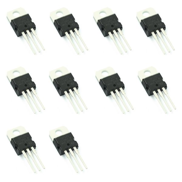 PENGLIN 10PCS NPN Darlington Transistors TIP120 MOSFET Transistors 60V 5A 3-Pin TO-220 NPN Power Transistors Bipolar