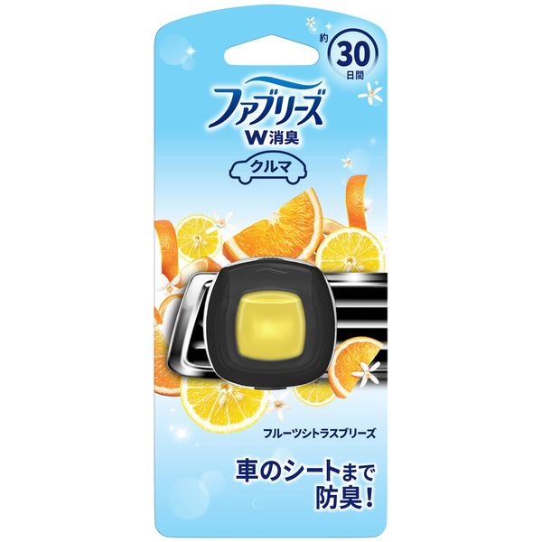 P&G Febreze In-Car Air Freshener | Easy-Clip for Air-Con 2ml (Japan Import) (Fruit Citrus Breeze)