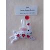Handmade! Easter Bunny, Very Hoppy. New, Felt Hanging Ornaments, 5 Choices (EAA)