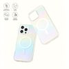 PopSockets iPhone 16 Plus Case Compatible with MagSafe, Phone Case for iPhone 16 Plus, Wireless Charging Compatible, Case Only, Cute Shimmer