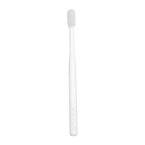 MEDIK ULTRAWAVE MDK-UW01WH Toothbrush with Tongue Brush, Gentle on Gums, Ultra Fine Bristle, Thin Head, White