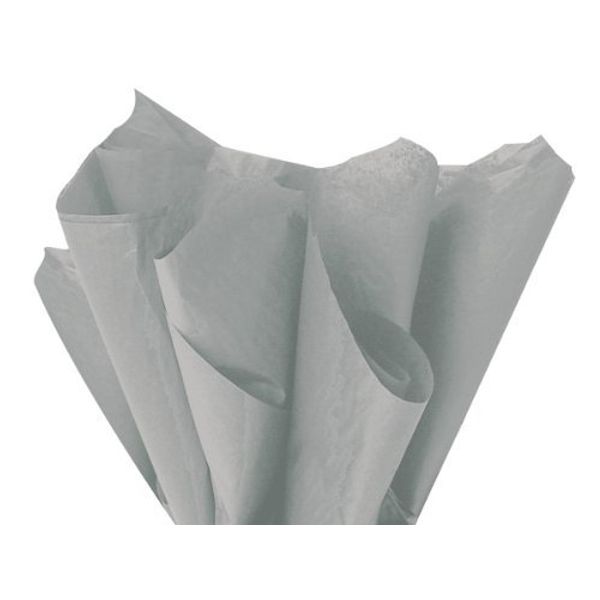 Flexicore Packaging Gift Wrap Tissue Paper Extra Large Sheets | Size: 20x30 Inches | 48 Count (Gray, 48 Sheets)
