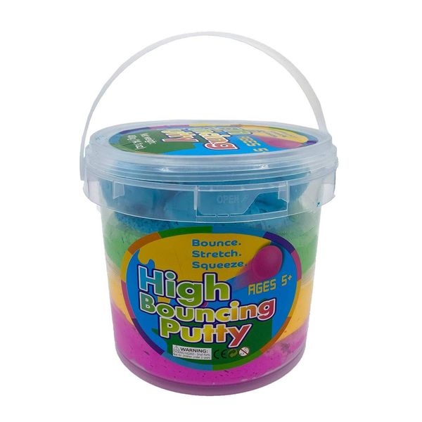 Barry Owens Co. Inc. Rainbow High Bouncing Putty Bucket, Multicolored