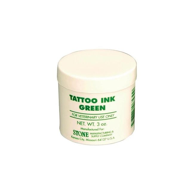 Stone Manufacturing Tattoo Ink Paste 3OZ Green